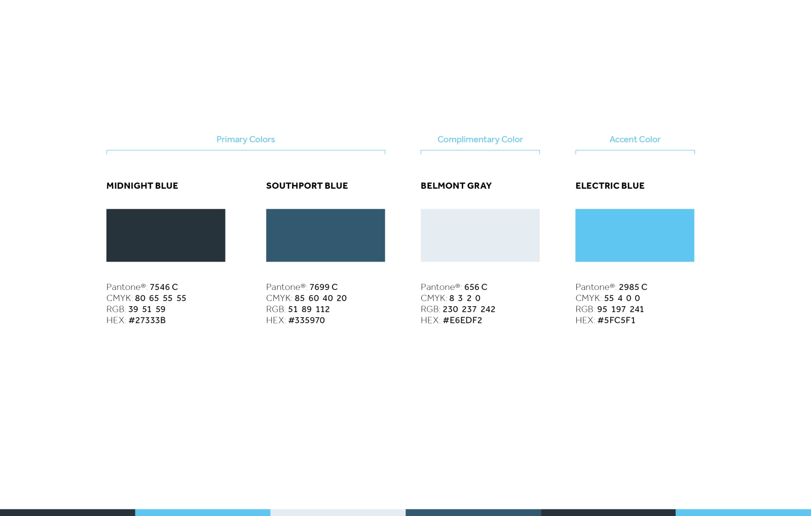 SOBE brand identity color palette.