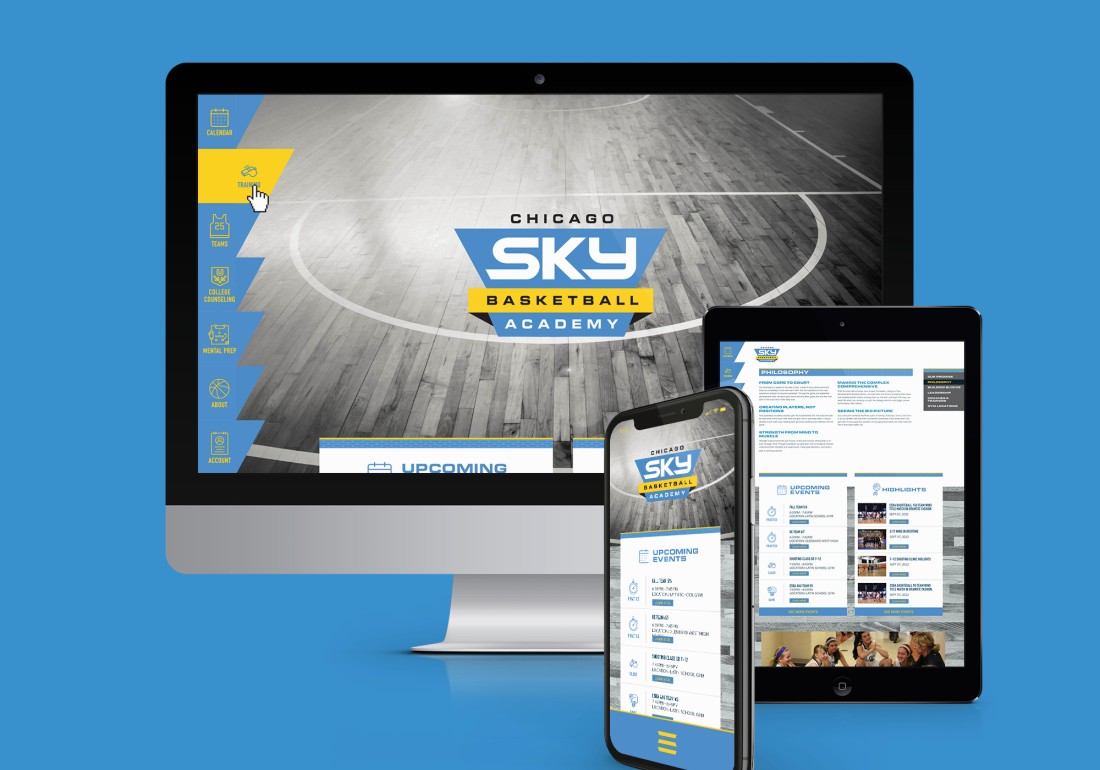 Chicago Sky Basketball Academy Website