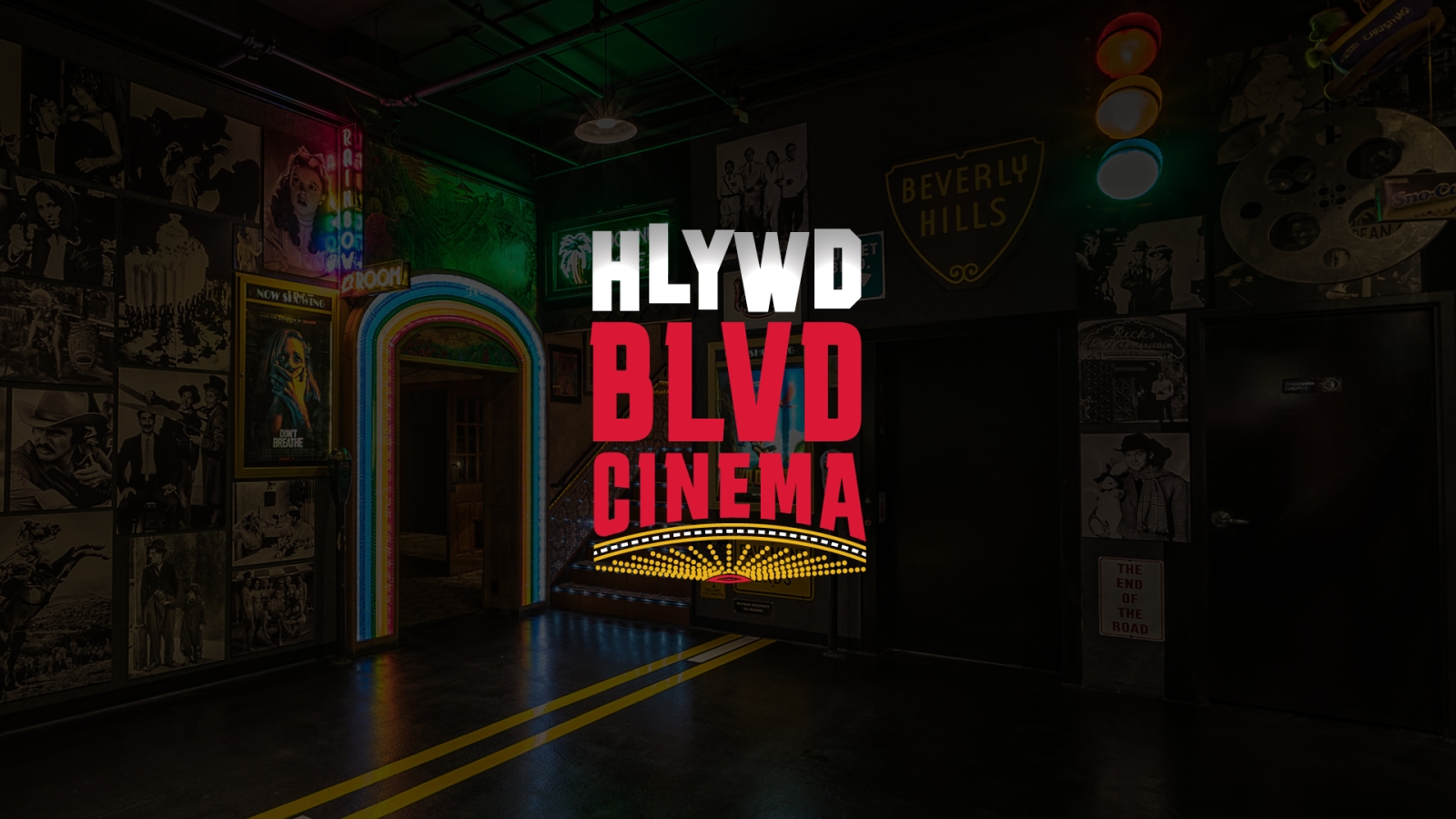 Hollywood Blvd Cinema condensed logo