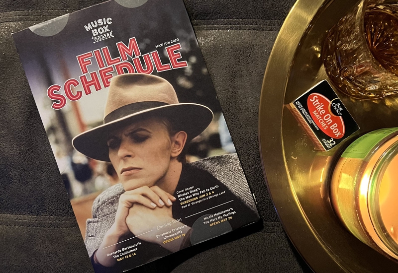 Film Schedule with cover image from The Man Who Fell to Earth